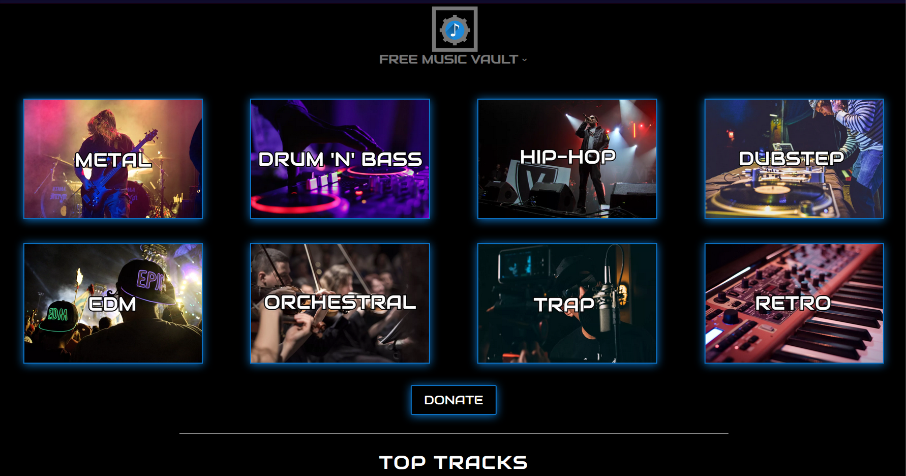 Free Music Vault screenshot